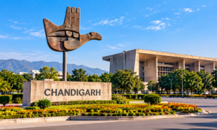 Gurugram to Chandigarh cab city view