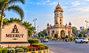 Gurugram to Meerut cab with Meerut city landmark