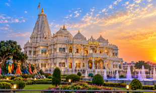 Gurugram to Vrindavan cab near Prem Mandir